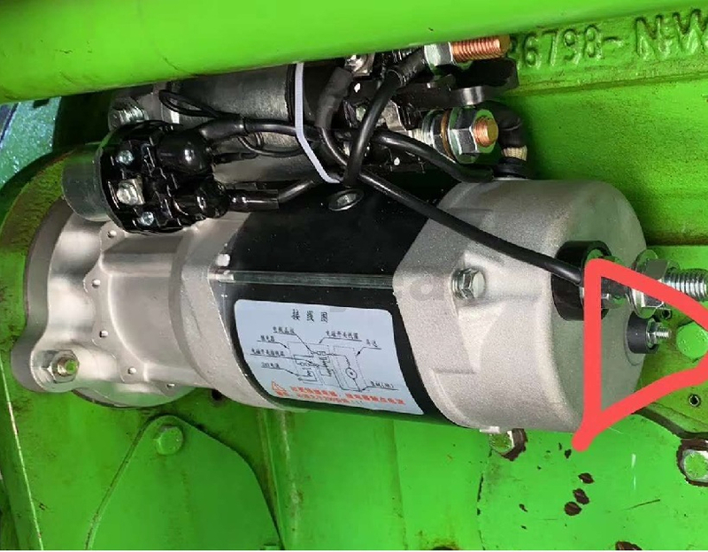 Motor de arranque 1201862 para motor de gas Jenbacher